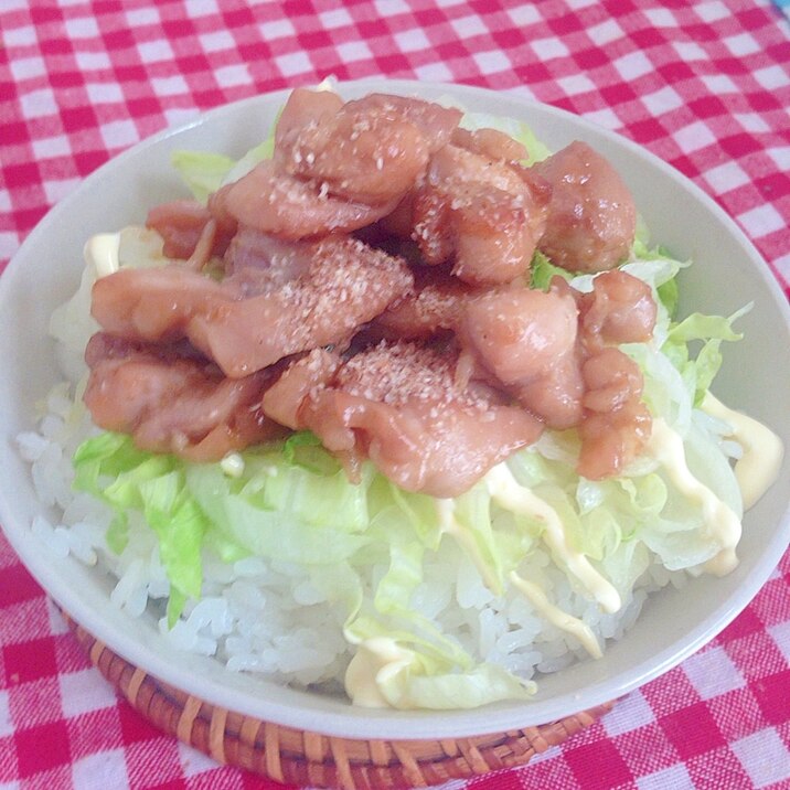 焼き鳥どんぶり♡